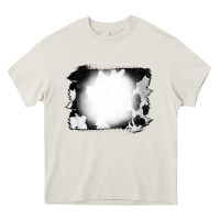 Cream Cowhide Bleached Heavy Core Tee - CowCowDesign