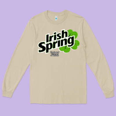 Irish Spring Long Sleeve Tee Designed By Artisfamous
