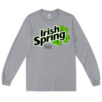 Heather Grey irish spring Long Sleeve Tee - artisFamous