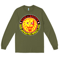 Army Green japan pro wrestling Long Sleeve Tee - artisFamous