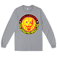 Heather Grey japan pro wrestling Long Sleeve Tee - artisFamous