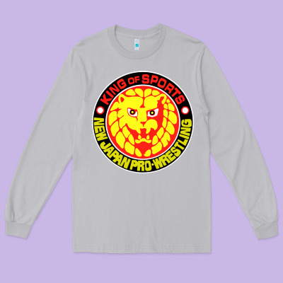 Japan Pro Wrestling Long Sleeve Tee Designed By Artisfamous