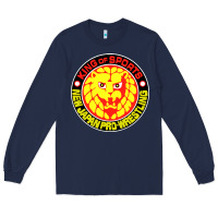 Navy japan pro wrestling Long Sleeve Tee - artisFamous