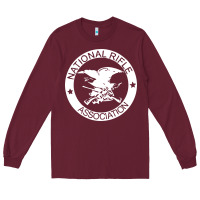 Burgundy national rifle association Long Sleeve Tee - artisFamous