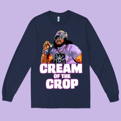 Macho Cream Of The Crop Long Sleeve Tee Designed By Artisfamous