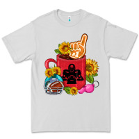 Dove Grey Western Football Coffee cup Premium Tee - FaDigitalArtStudio