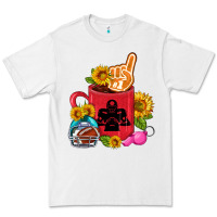 White Western Football Coffee cup Premium Tee - FaDigitalArtStudio