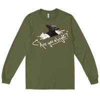 Army Green Lovejoy Are you alright Long Sleeve Tee - artisFamous