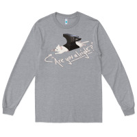 Heather Grey Lovejoy Are you alright Long Sleeve Tee - artisFamous