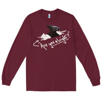 Burgundy Lovejoy Are you alright Long Sleeve Tee - artisFamous