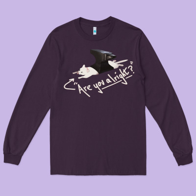 Lovejoy Are You Alright Long Sleeve Tee Designed By Artisfamous