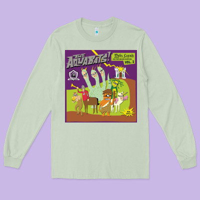 The Aquabats Myths Legends Long Sleeve Tee Designed By Artisfamous