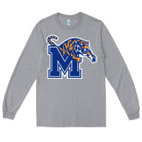 Heather Grey the memphis athletic teams tigers Long Sleeve Tee - artisFamous
