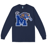 Navy the memphis athletic teams tigers Long Sleeve Tee - artisFamous