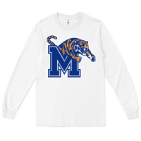 White the memphis athletic teams tigers Long Sleeve Tee - artisFamous
