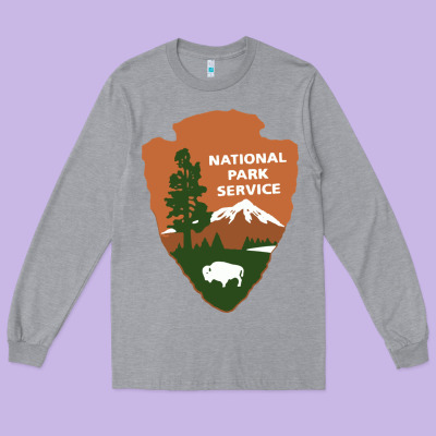 National Park Service Long Sleeve Tee Designed By Artisfamous