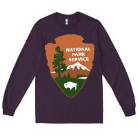 Plum national park service Long Sleeve Tee - artisFamous