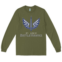 Army Green battle hawks football Long Sleeve Tee - artisFamous