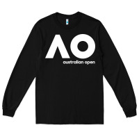 Black australian open merch Long Sleeve Tee - artisFamous
