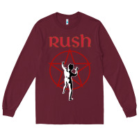 Burgundy starman music rush Long Sleeve Tee - artisFamous