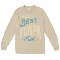 Mushroom The Best Funpa Ever - Mens Funny Dad and Grandpa Long Sleeve Tee - artisFamous