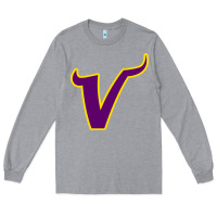 Heather Grey vikings style Long Sleeve Tee - artisFamous