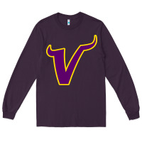 Plum vikings style Long Sleeve Tee - artisFamous