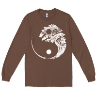 Chestnut yin yang bonsai tree Long Sleeve Tee - artisFamous