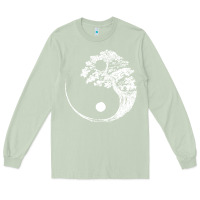 Matcha yin yang bonsai tree Long Sleeve Tee - artisFamous