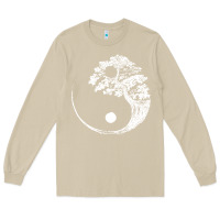 Mushroom yin yang bonsai tree Long Sleeve Tee - artisFamous