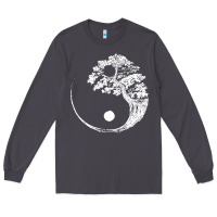Smoke yin yang bonsai tree Long Sleeve Tee - artisFamous
