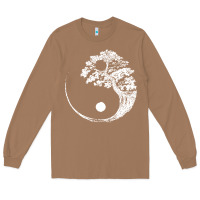 Toasted Coconut yin yang bonsai tree Long Sleeve Tee - artisFamous