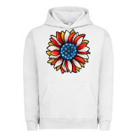Patriotic Sunflower Urban Hoodie | Teevron
