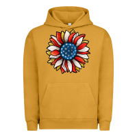 Pigment Peanut Butter Patriotic Sunflower Urban Hoodie - Jasminsmagicworld