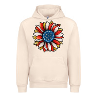 Sandshell Patriotic Sunflower Urban Hoodie - Jasminsmagicworld