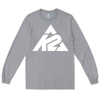 Heather Grey k2 ski snowboarding Long Sleeve Tee - artisFamous
