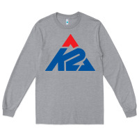 Heather Grey k2 ski snowboarding Long Sleeve Tee - artisFamous