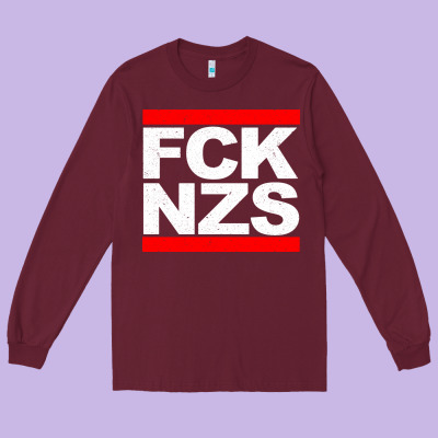 Fck Nzs Long Sleeve Tee Designed By Artisfamous