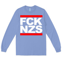 Colony Blue fck nzs Long Sleeve Tee - artisFamous