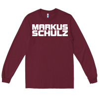 Burgundy markus schulz Long Sleeve Tee - artisFamous
