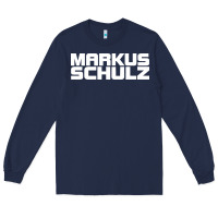 Navy markus schulz Long Sleeve Tee - artisFamous