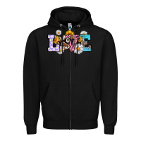 Black dog paw love Zipper Hoodie - RanaPortraitStore