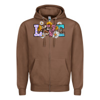 Chestnut dog paw love Zipper Hoodie - RanaPortraitStore