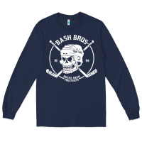 Navy bash bros Long Sleeve Tee - artisFamous