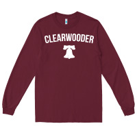 Burgundy clearwooder Long Sleeve Tee - artisFamous