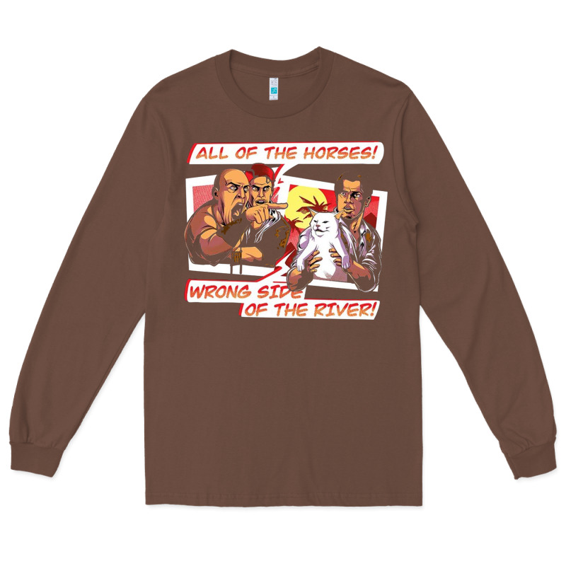 Wrong Side Of The River Long Sleeve Tee by artisFamous | Teevron