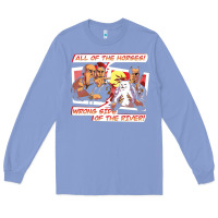 Colony Blue wrong side of the river Long Sleeve Tee - artisFamous