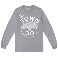 Heather Grey golden state the town Long Sleeve Tee - artisFamous