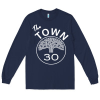 Navy golden state the town Long Sleeve Tee - artisFamous