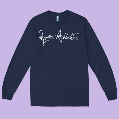 Janes Addiction Long Sleeve Tee Designed By Artisfamous